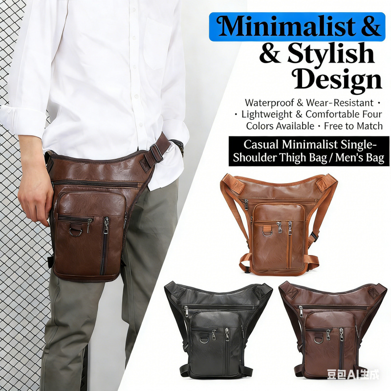 Travel Accessories Hip Belt - Pu Leather Drop Leg Bag Thigh