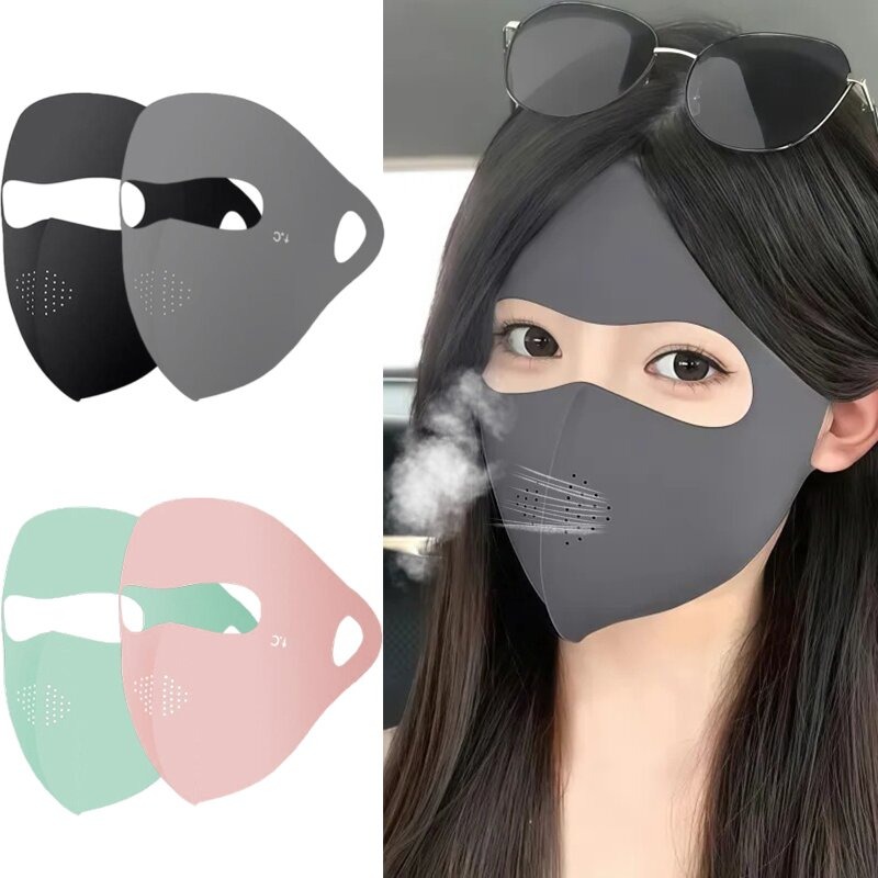 Travel Accessories Aesthetic - New Full-Face UV Face Mask Reusable