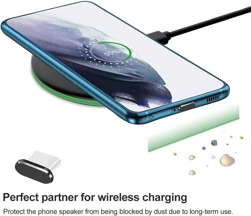 4Pcs USB C Dust Plug With Clea - Travel Plug Type C ulasan dan harga