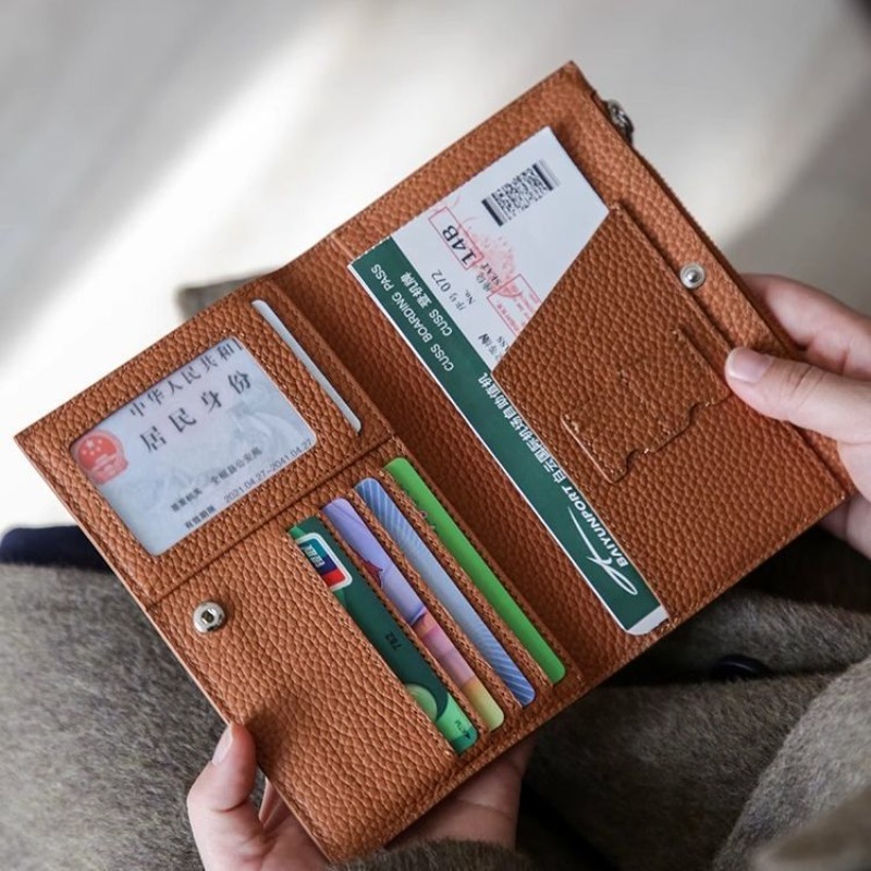 Leather Passport Holder Covers - Travel Accessories For Plane ulasan dan harga