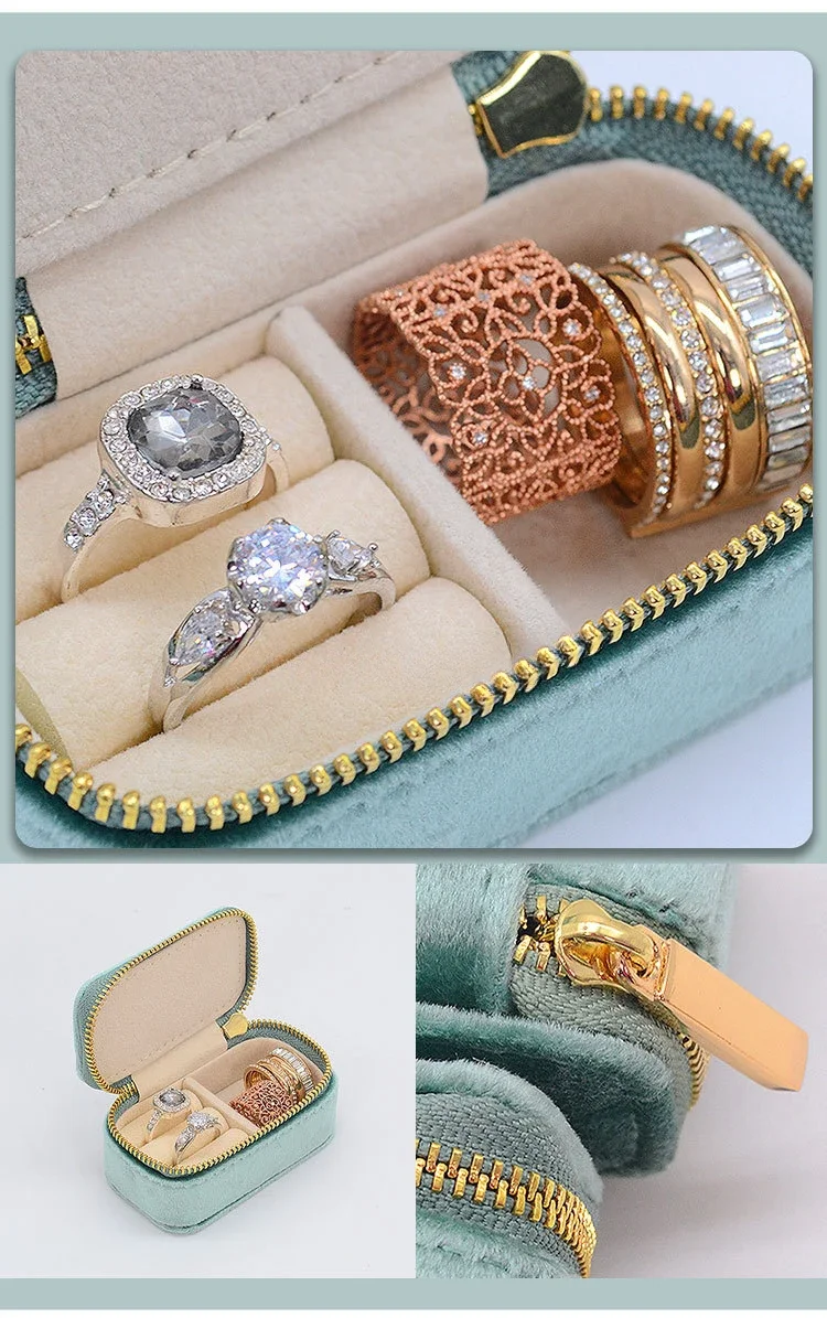 Mini Travel Jewelry Box, Ring  - Travel Jewellery & Accessories Organiser ulasan dan harga