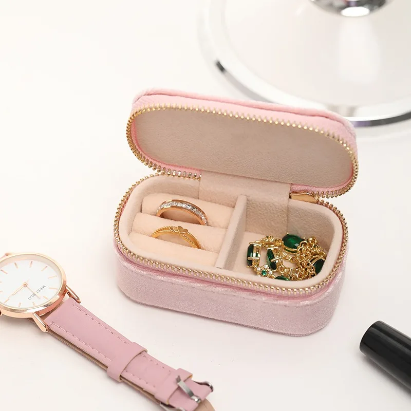 Mini Travel Jewelry Box, Ring  - Travel Jewellery & Accessories Organiser ulasan dan harga