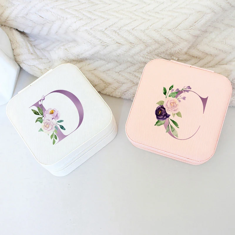 Purple Letters Jewelry Box Wed - Travel Jewellery & Accessories Organiser ulasan dan harga