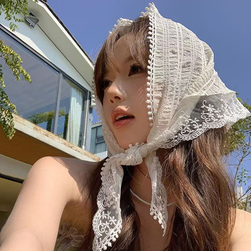 French Chic Alice White Lace T - Travel Accessories Aesthetic ulasan dan harga