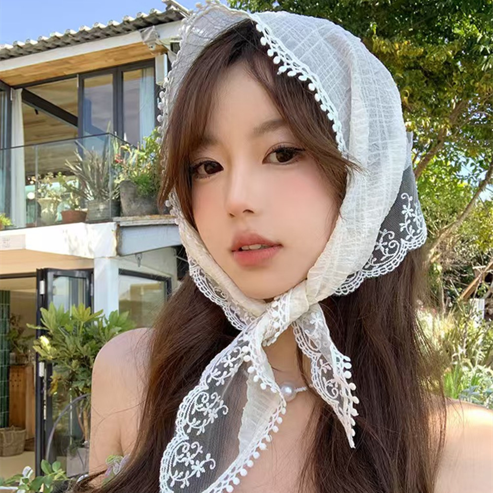 French Chic Alice White Lace T - Travel Accessories Aesthetic ulasan dan harga