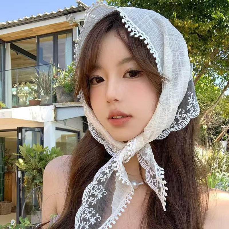 French Chic Alice White Lace T - Travel Accessories Aesthetic ulasan dan harga