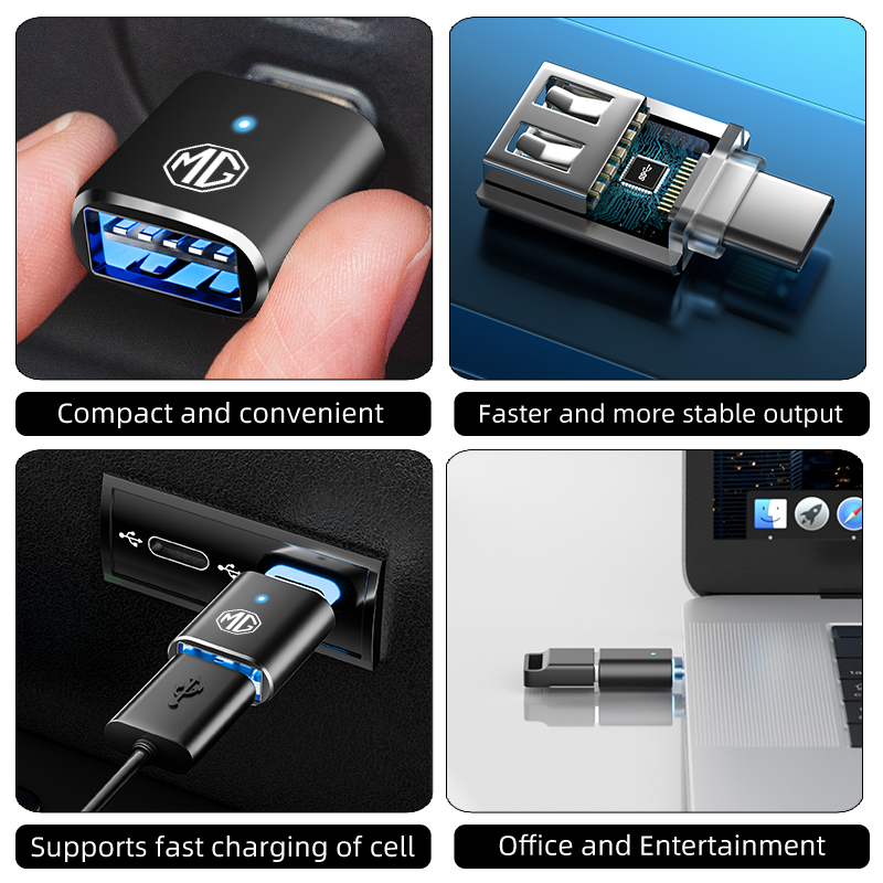Car LED Type C To USB 3.0 Adap - Travel Plug Type C ulasan dan harga