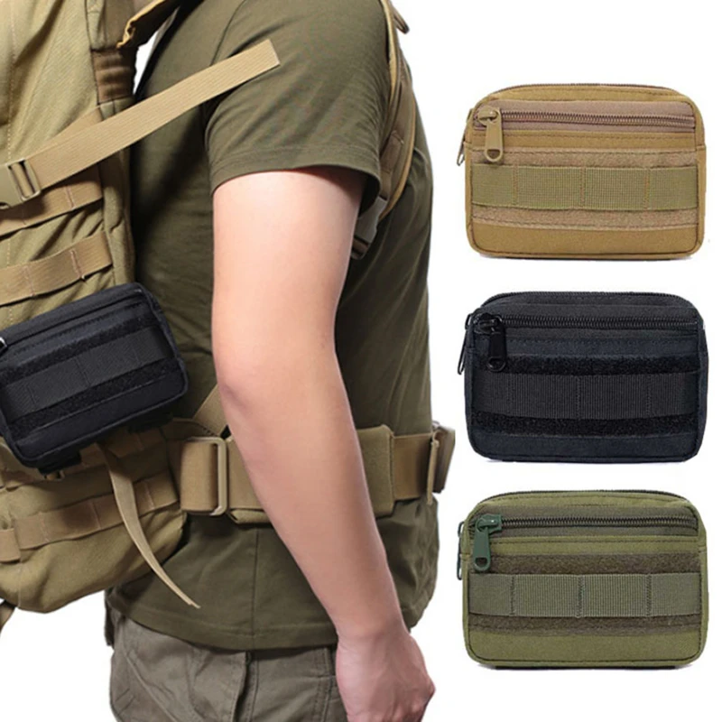 Double Layer EDC Pack Men Moll - Travel Accessories Hip Belt ulasan dan harga
