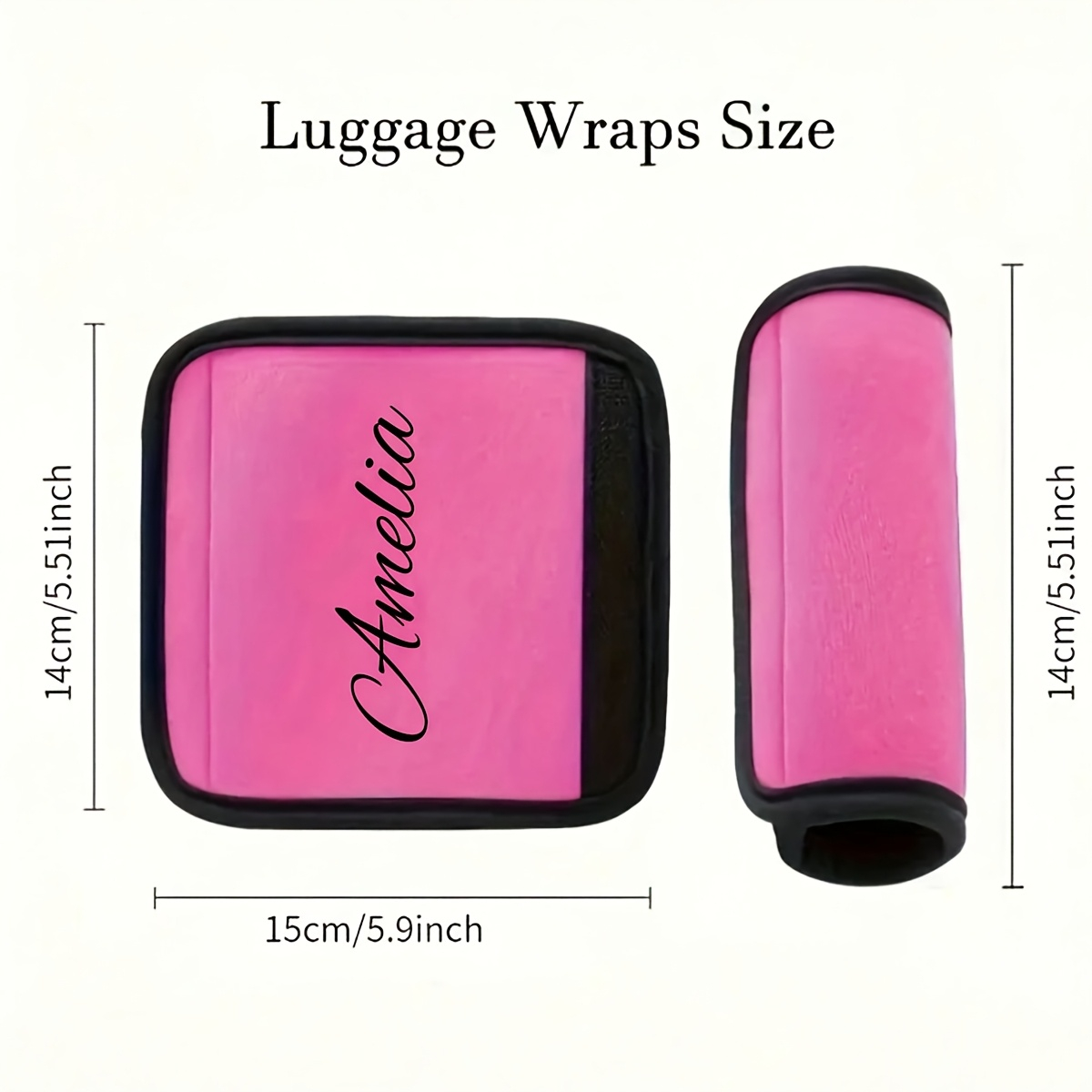 Custom Name Luggage Handle Cov - Luggage Cover Protector ulasan dan harga