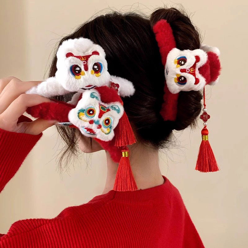 1pc Lion Dance Tassel New Year - Travel Accessories Aesthetic ulasan dan harga