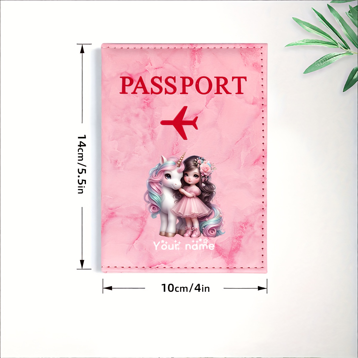 Unicorn Girl Pattern PU Passpo - Travel Accessories For Plane ulasan dan harga