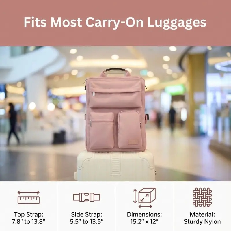 Multi‑Pockets Luggage Organize - Travel Accessories Luggage Straps ulasan dan harga