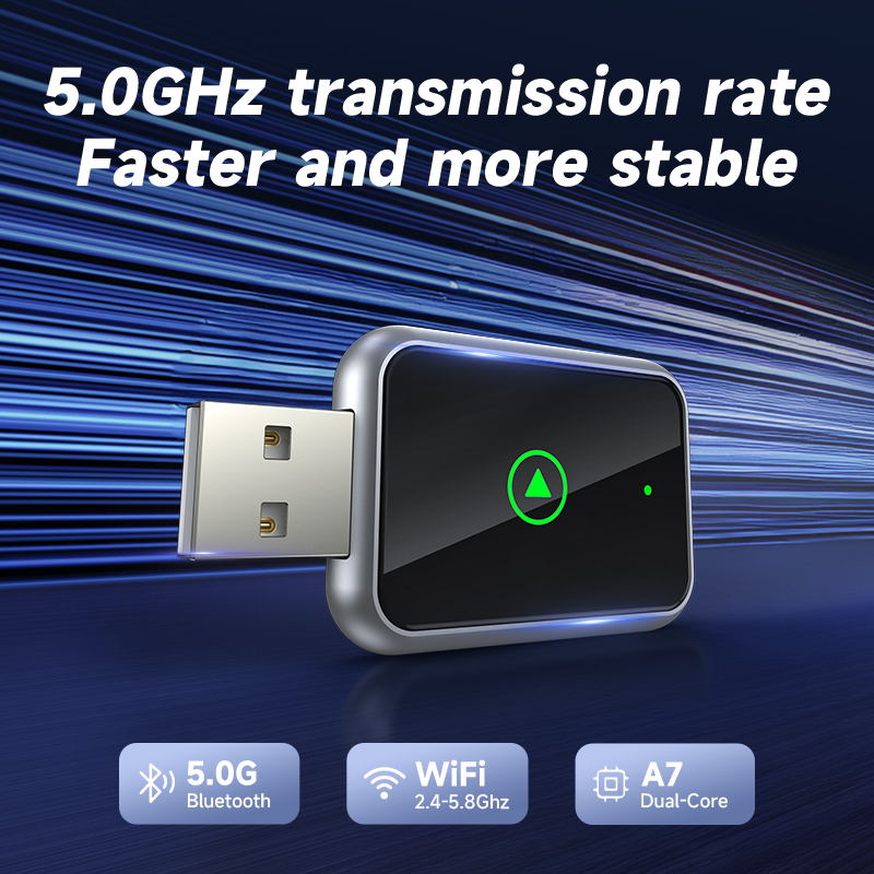 2 in 1 Wireless CarPlay Adapte - Travel Plug Type C ulasan dan harga