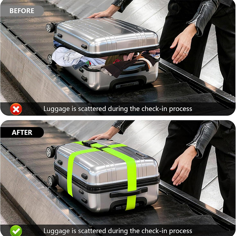 NEW Straight Shaped Luggage St - Travel Accessories Luggage Straps ulasan dan harga