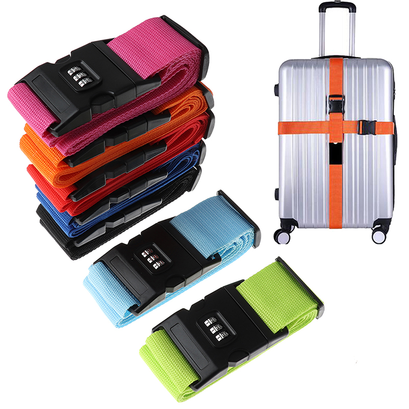 2M Rainbow Password Lock Packi - Travel Accessories Luggage Straps ulasan dan harga