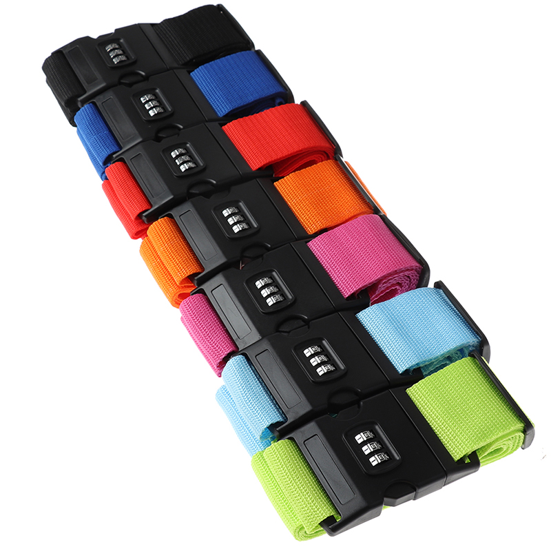 2M Rainbow Password Lock Packi - Travel Accessories Luggage Straps ulasan dan harga
