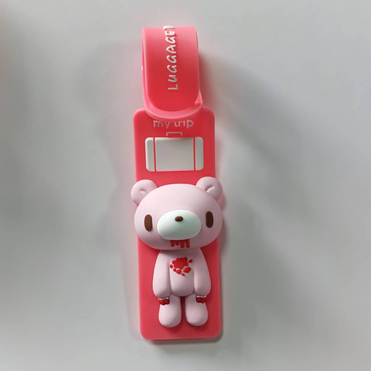 Cute Cartoon Bear Silicone Lug - Travel Accessories Luggage Straps ulasan dan harga