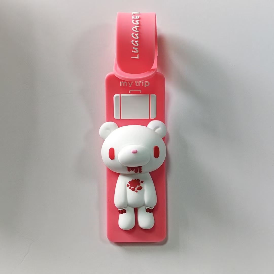 Cute Cartoon Bear Silicone Lug - Travel Accessories Luggage Straps ulasan dan harga
