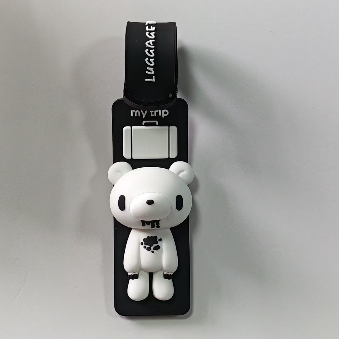 Cute Cartoon Bear Silicone Lug - Travel Accessories Luggage Straps ulasan dan harga