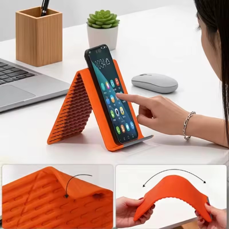 Lazy Portable Phone Stand Sili - Travel Accessories Organizer ulasan dan harga