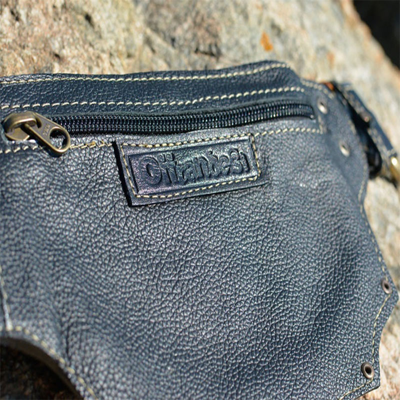 Steampunk Handmade Leather Uti - Travel Accessories Hip Belt ulasan dan harga