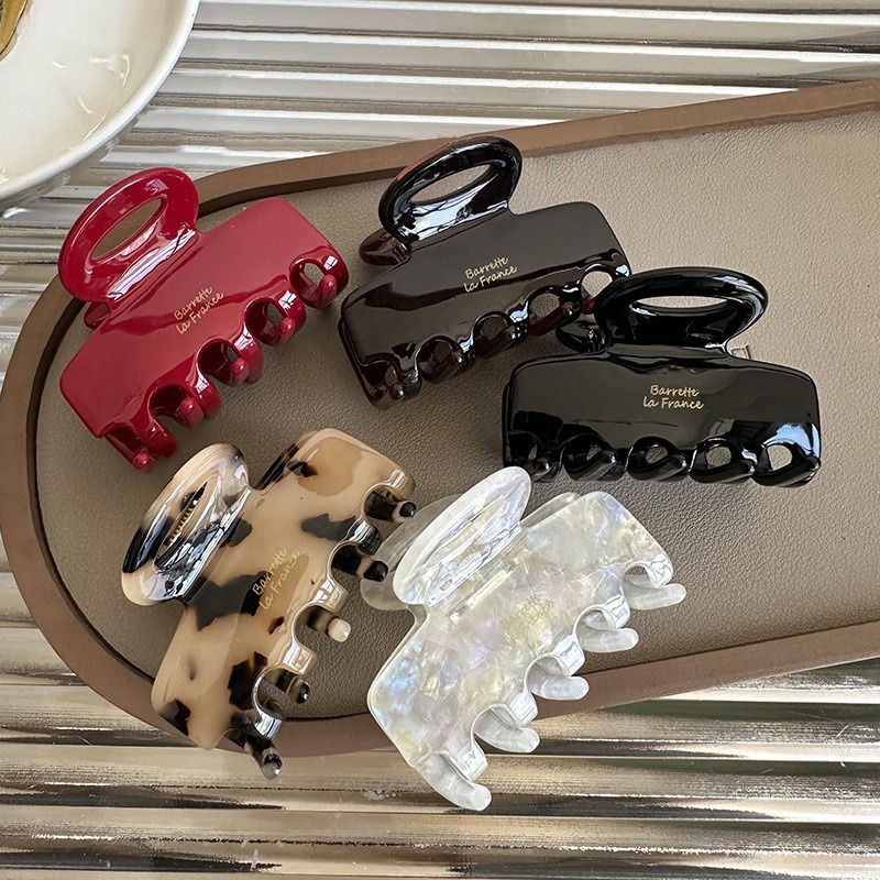 French Medium Hair Claw Clips  - Travel Accessories Aesthetic ulasan dan harga