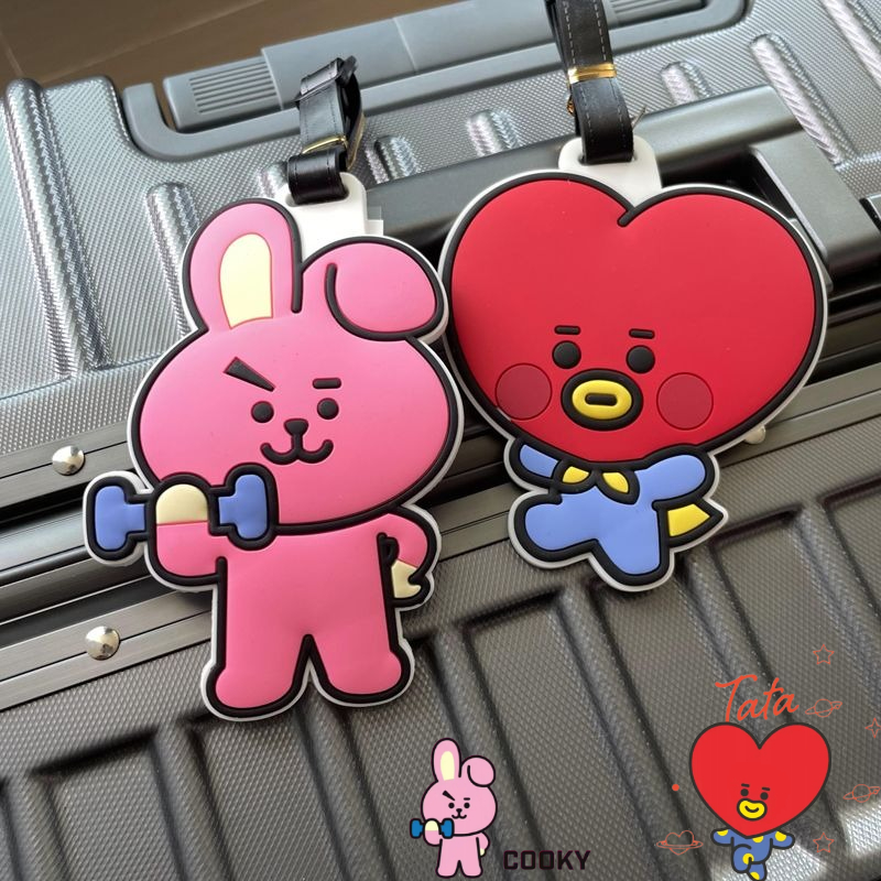 BT21 cartoon cute keychain Kaw - Travel Accessories Organizer ulasan dan harga