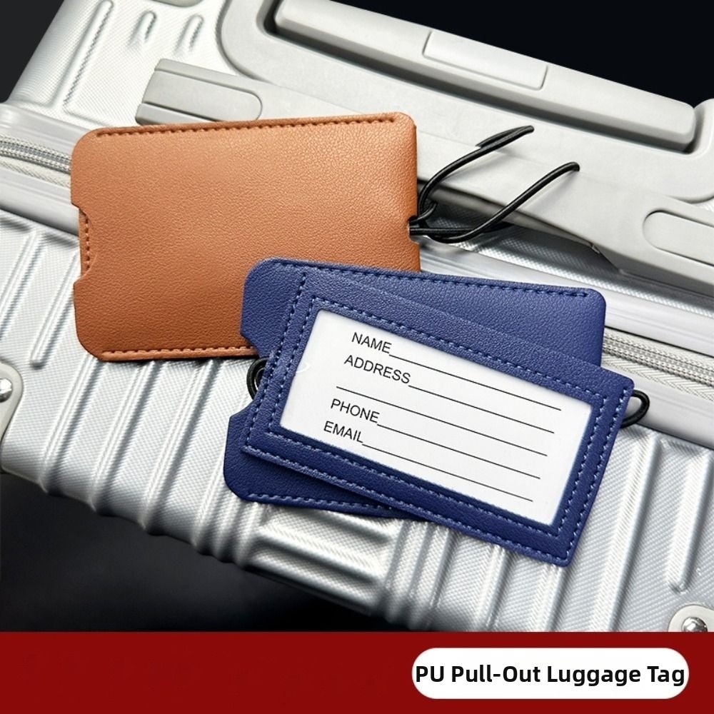 PU Leather Pull out Luggage Ta - Travel Accessories Luggage Straps ulasan dan harga
