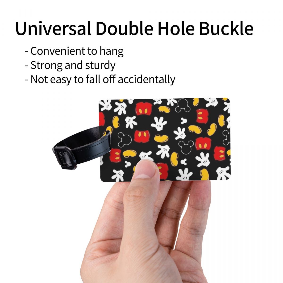 Custom M-Mouse  Luggage Tag fo - Luggage Cover Protector ulasan dan harga