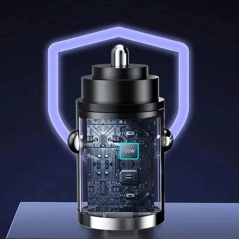 100W PD USB Car Charger Lighte - Travel Plug Type C ulasan dan harga