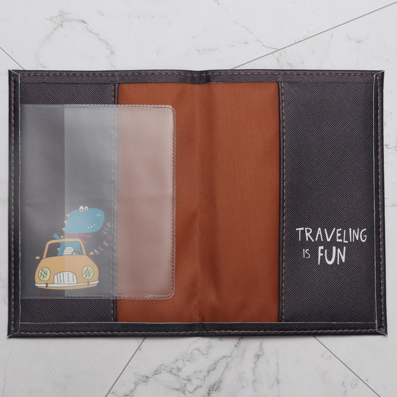 Cartoon dinosaur printed Passp - Travel Accessories For Plane ulasan dan harga