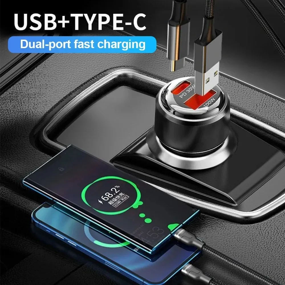 Total 130W USB Car Charger Ada - Travel Plug Type C ulasan dan harga