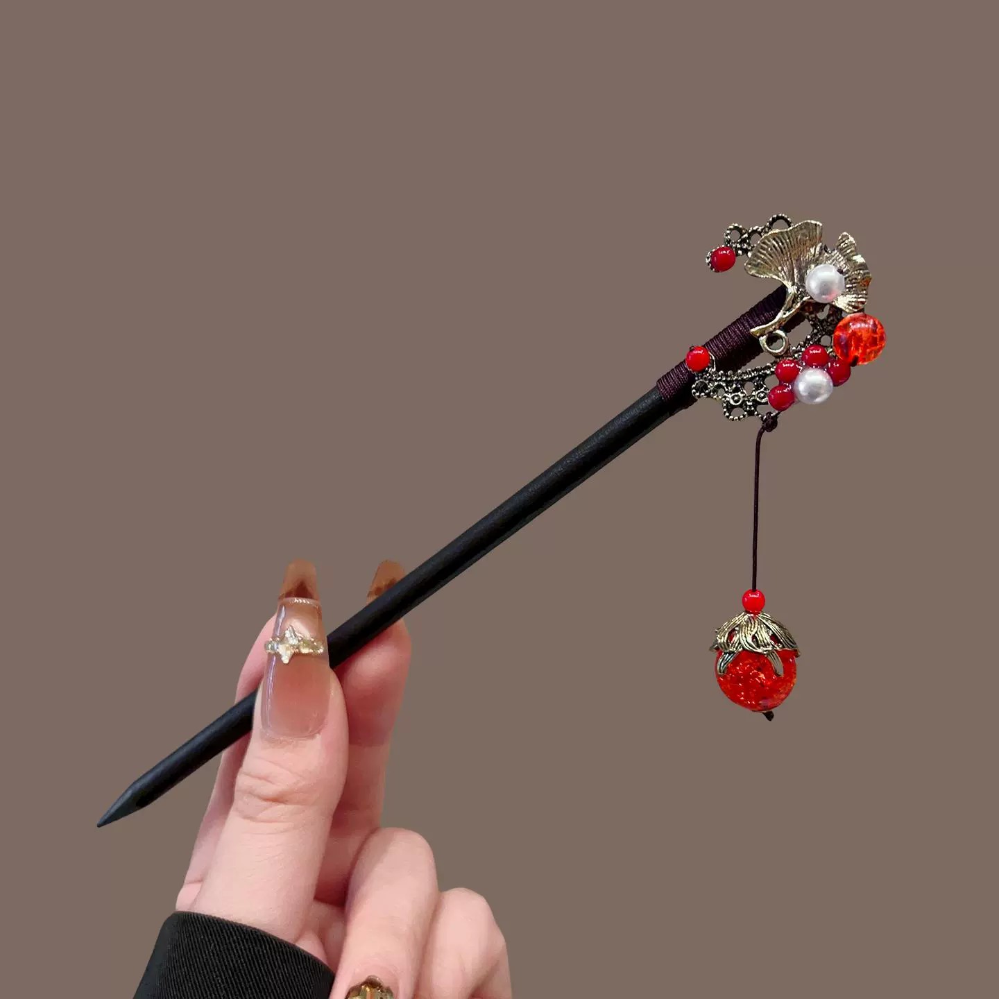 Antique Wooden Hairpin Women's - Travel Accessories Aesthetic ulasan dan harga