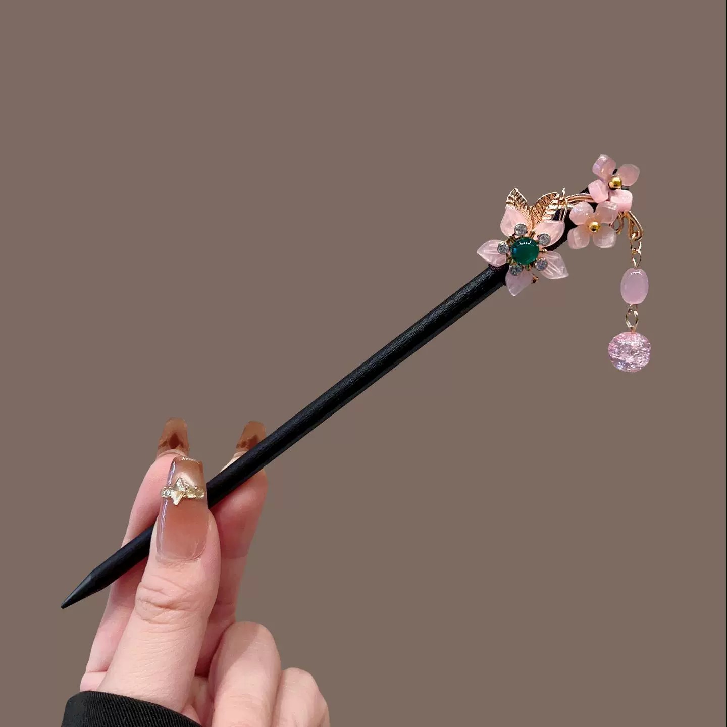 Antique Wooden Hairpin Women's - Travel Accessories Aesthetic ulasan dan harga