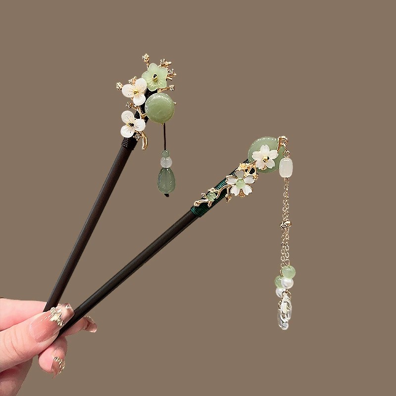 Antique Wooden Hairpin Women's - Travel Accessories Aesthetic ulasan dan harga
