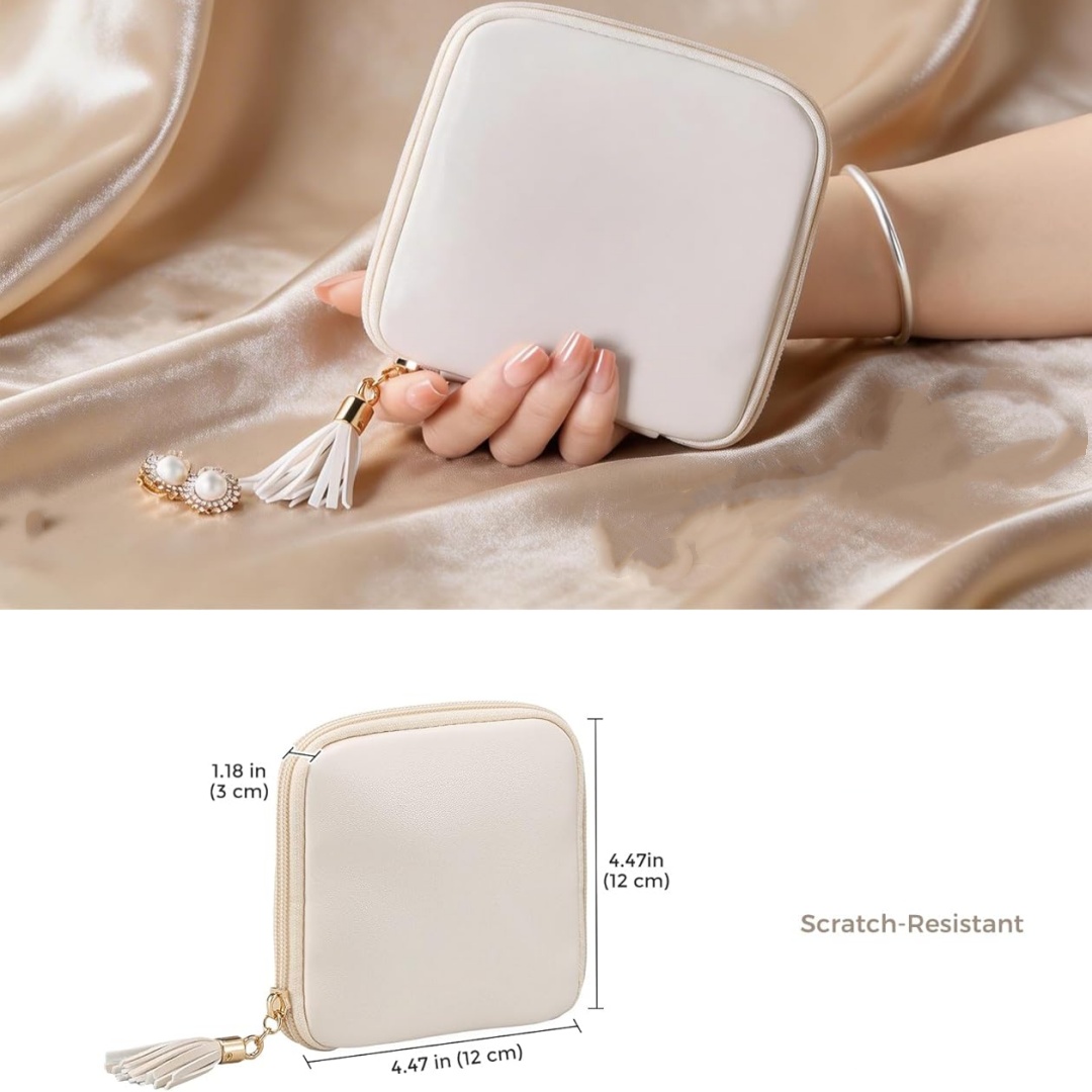 Soft Jewelry Case Organizer, P - Travel Jewellery & Accessories Organiser ulasan dan harga