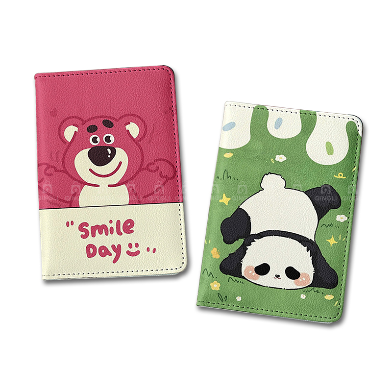 Cute Panda Passport Cover Girl - Travel Accessories For Plane ulasan dan harga