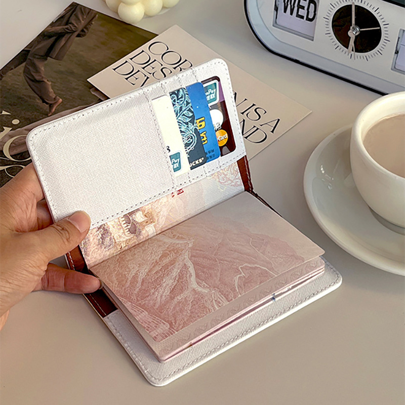 Cute Panda Passport Cover Girl - Travel Accessories For Plane ulasan dan harga