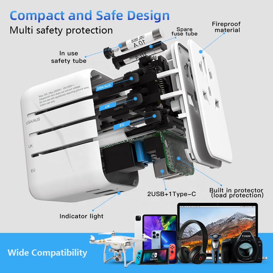 Type C GaN 20W Chargeur Multi  - Travel Plug Type C ulasan dan harga
