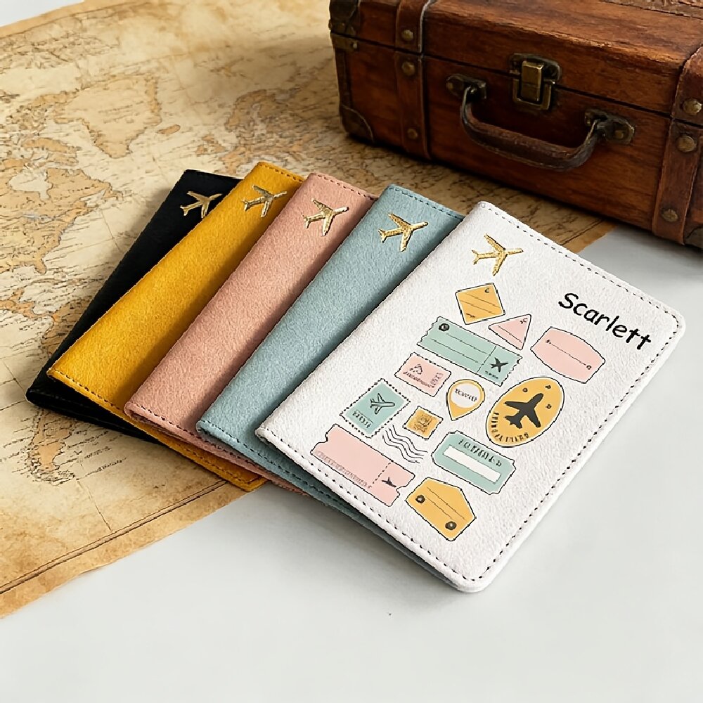 Custom Name & Initial Passport - Travel Accessories For Plane ulasan dan harga