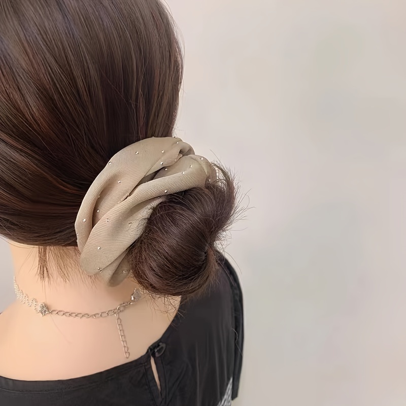 1/3PCS Satin Scrunchies With R - Travel Accessories Aesthetic ulasan dan harga