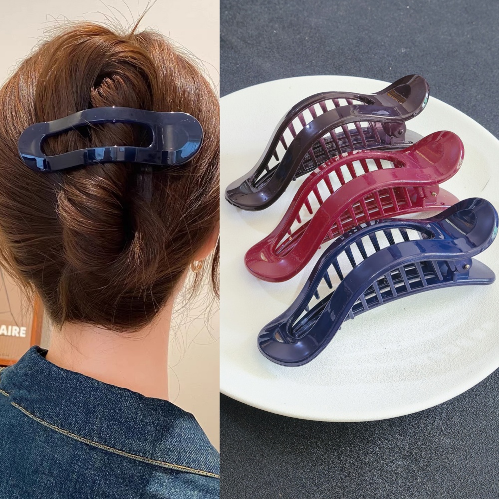 Large Flat Duckbill Hair Claw  - Travel Accessories Aesthetic ulasan dan harga