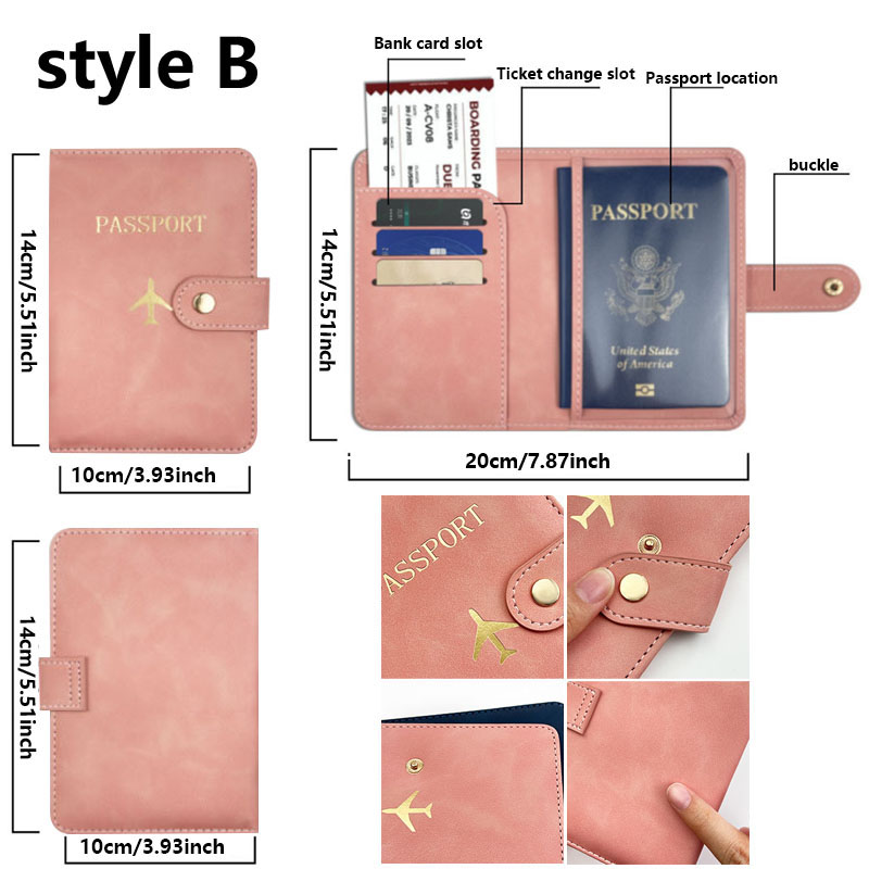 Leather Passport Holder Covers - Travel Accessories For Plane ulasan dan harga