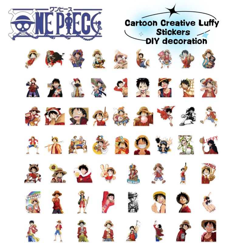 One Piece anime character Luff - Luggage Cover Protector ulasan dan harga