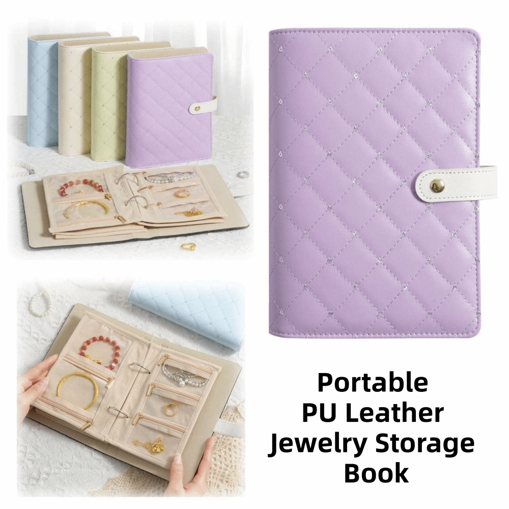 Portable Jewelry Storage Book  - Travel Jewellery & Accessories Organiser ulasan dan harga