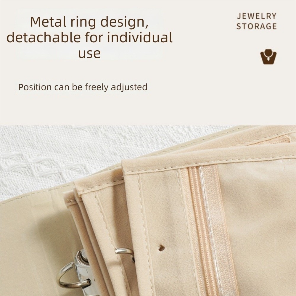 Portable Jewelry Storage Book  - Travel Jewellery & Accessories Organiser ulasan dan harga
