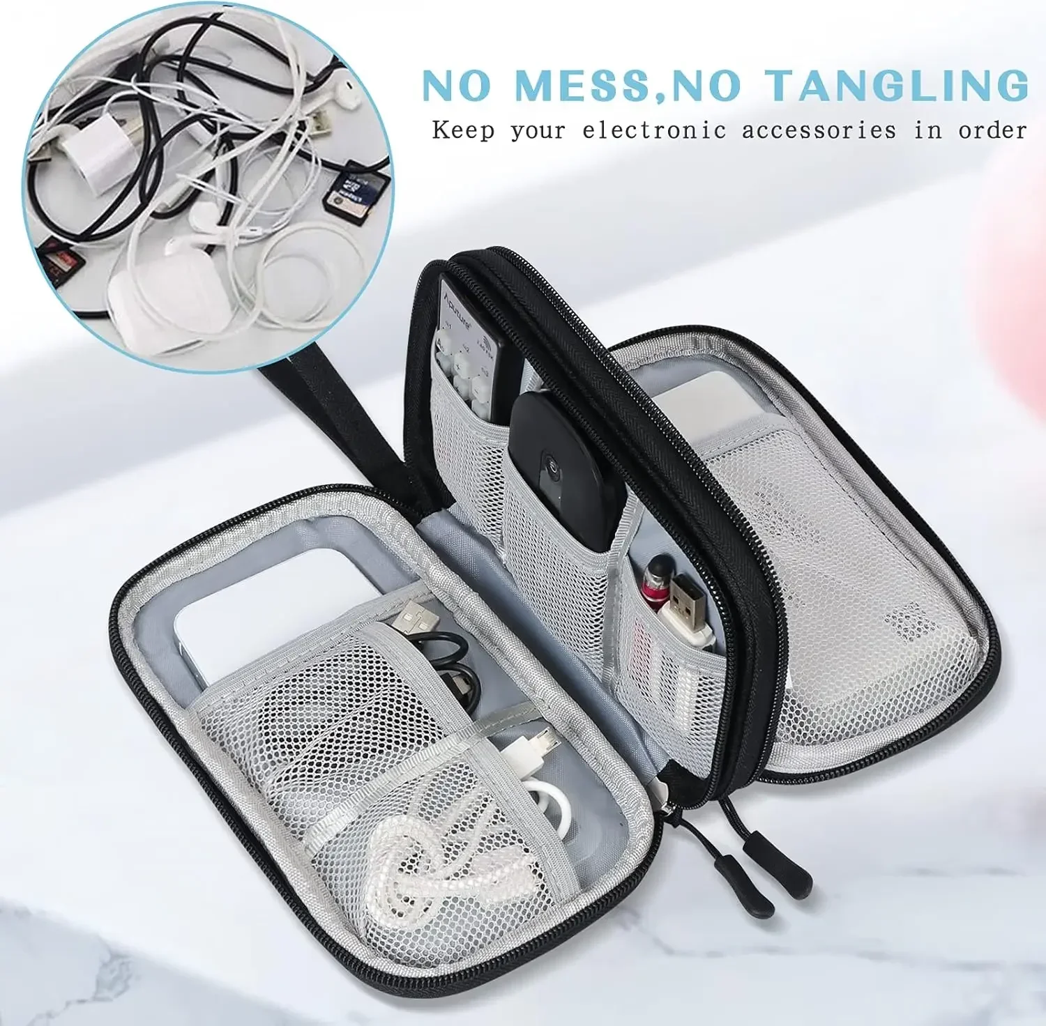 Travel Cable Bag Portable Digi - Travel Accessories Organizer ulasan dan harga