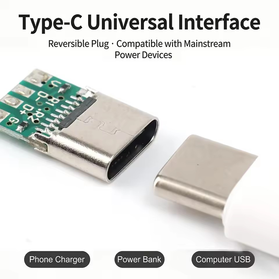 USB 3.1 Type C Connector 5/6 P - Travel Plug Type C ulasan dan harga