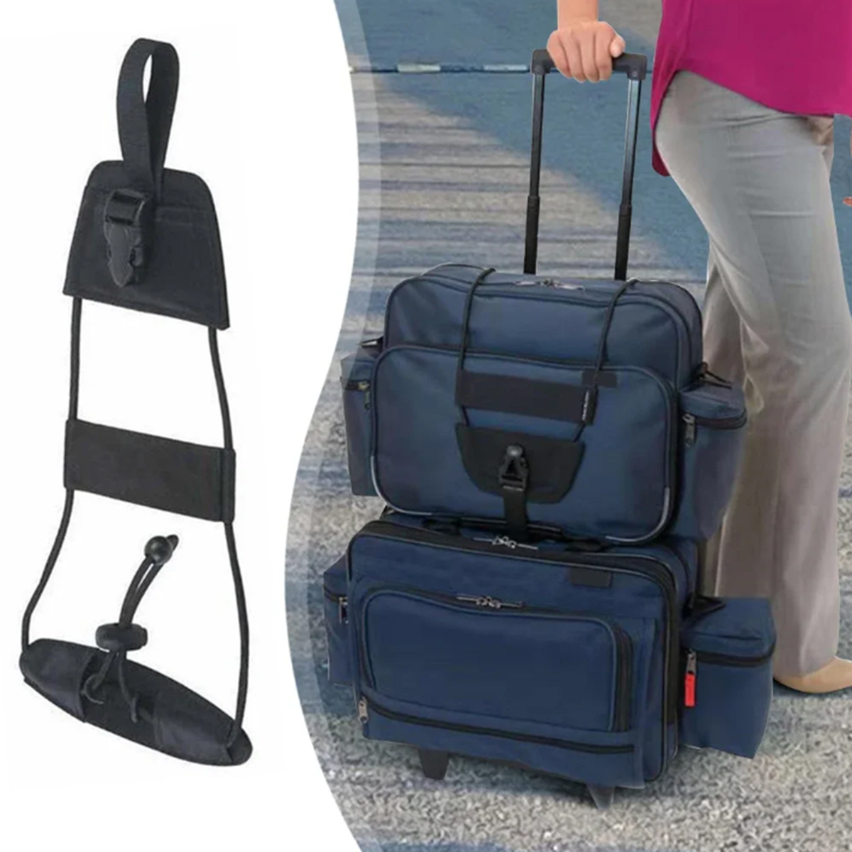 Travel Luggage Connecting Stra - Travel Accessories Luggage Straps ulasan dan harga
