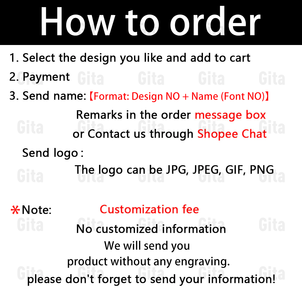 GITA Free Custom Logo/Name PU  - Travel Accessories Company ulasan dan harga